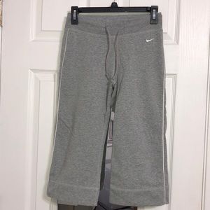 Gray Nike Capri Sweatpants